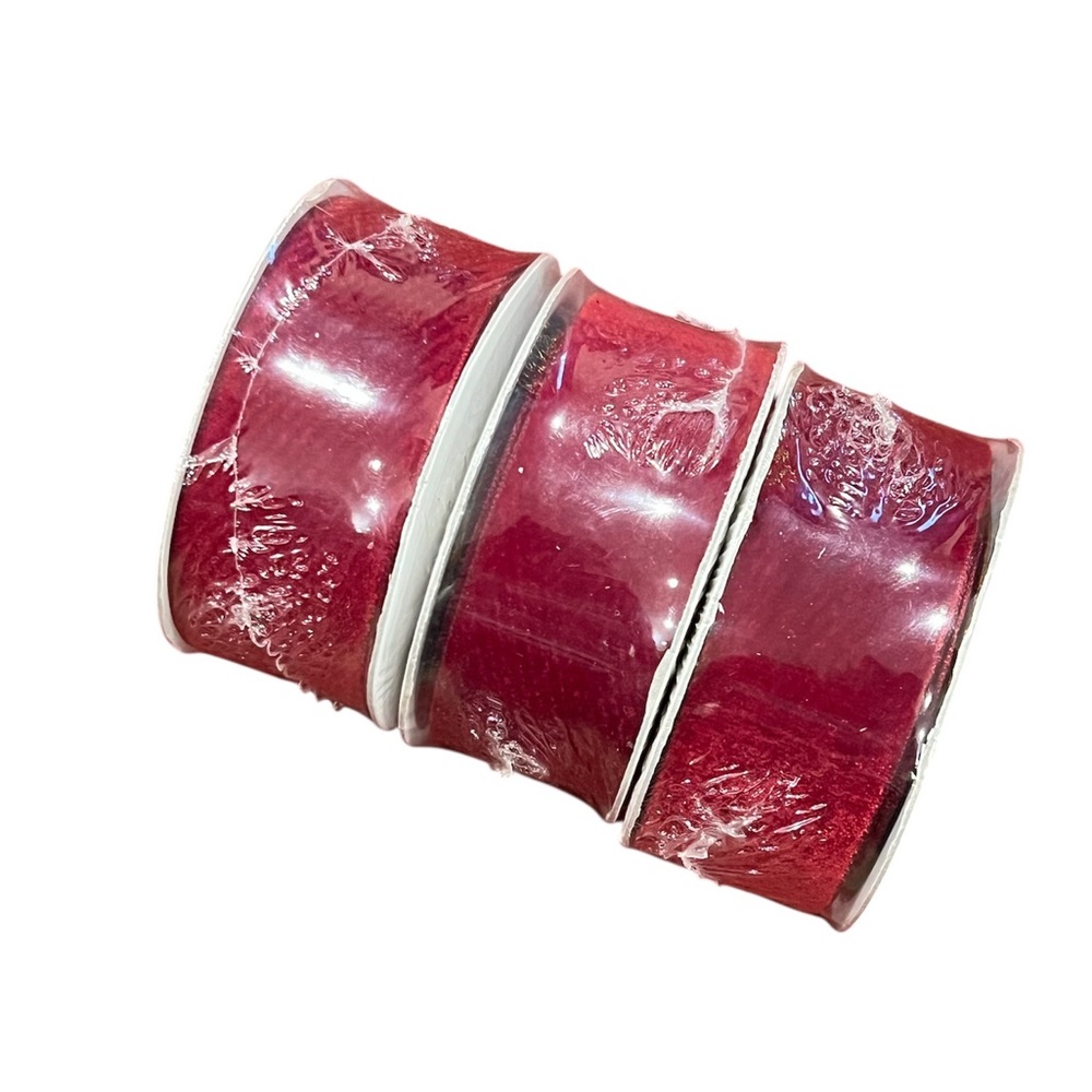 Velvet Red Ribbon Set